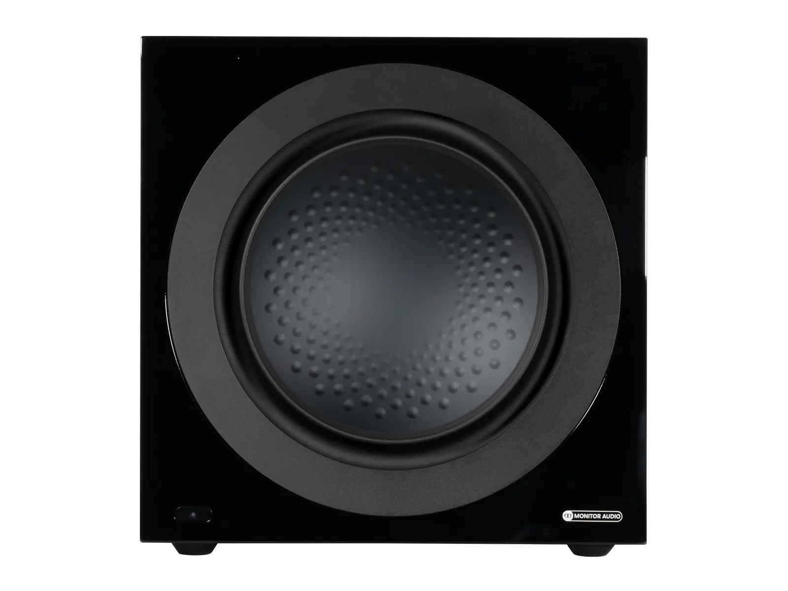 Monitor Audio Anthra W15 in Schwarz von vorne ohne Gitter