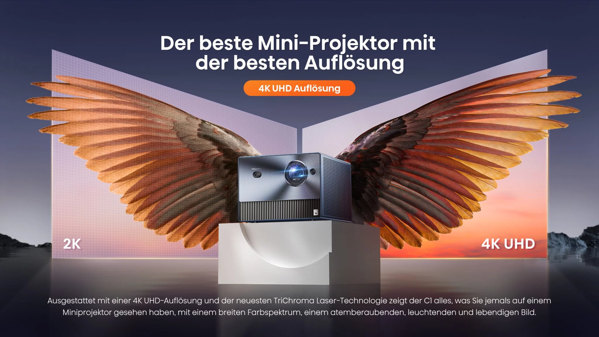 Hisense C1 MIni Projektor beste Mini Projektor